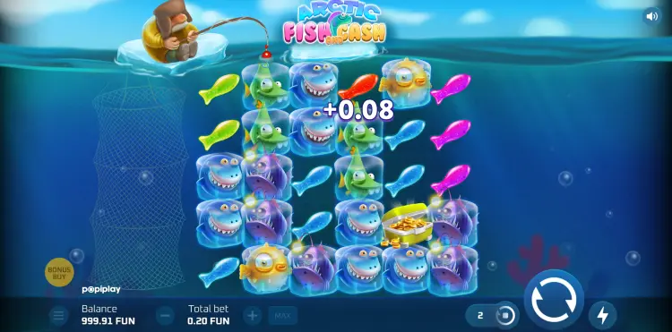 arctic fish and cash slot by popiplay